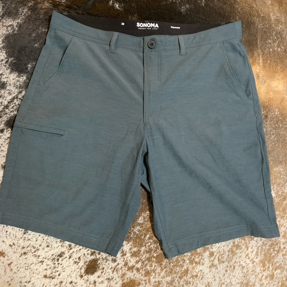 Sonoma Flat front shorts size 36